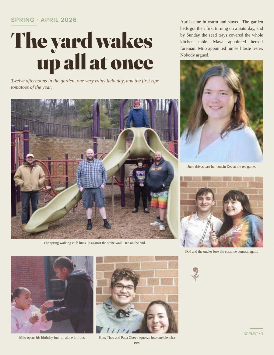 Spring opener spread